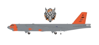 Herpa 573726 - 1:200 - US Airforce B-52H Test orange